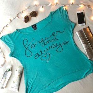 Forever and always angel wings t shirt dress Rue21